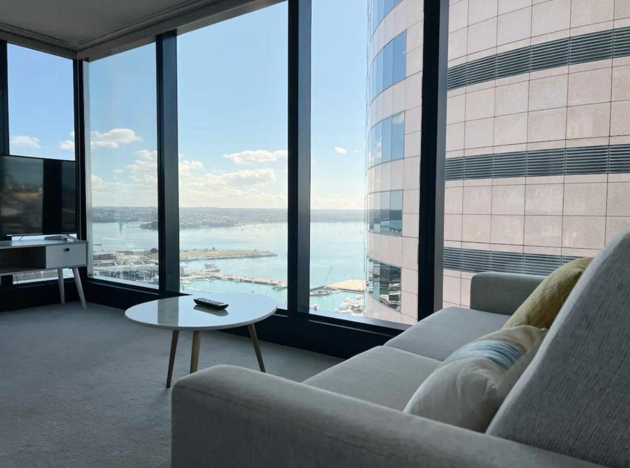 Top Floor Harbour View And Skytower View Apartment In Cbd Auckland Exterior foto
